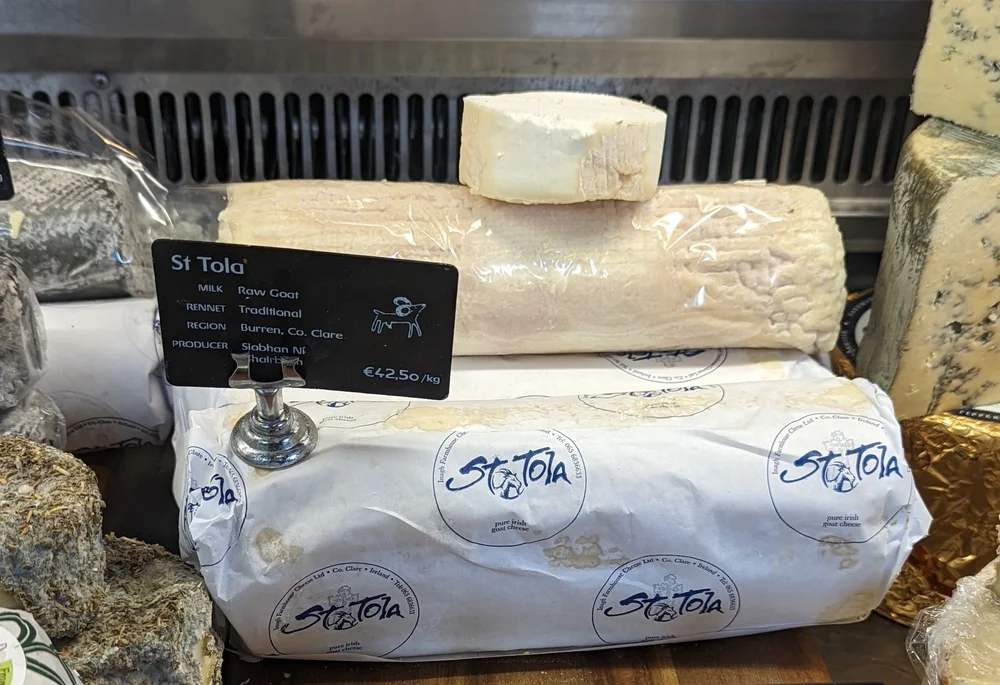 St. Tola raw goat cheese